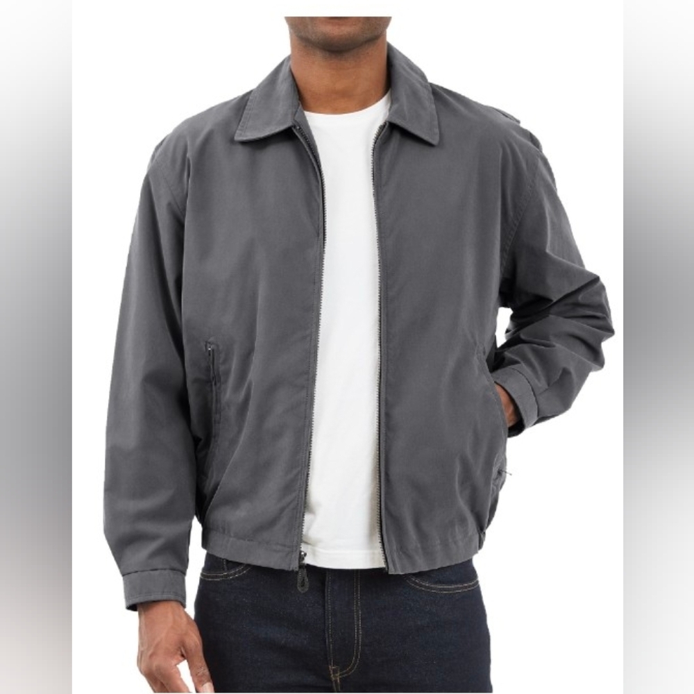 London Fog Men's Auburn Zip-Up Golf Jacket Iron Grey XXL NWT
